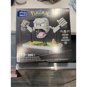 MEGA Pokemon Mini Motion Geodude Building Kit with Motion 355 Pc
